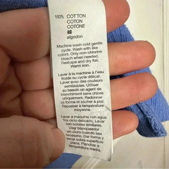 GAP Factory Cardigan Long Periwinkle Blue Size Small - Picture 8 of 16